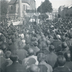 HST 302S Negativ pe celuloid episcop Iuliu Hossu la Dej anii 1930