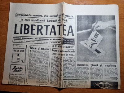 libertatea 18 mai 1990-primele alegeri libere foto