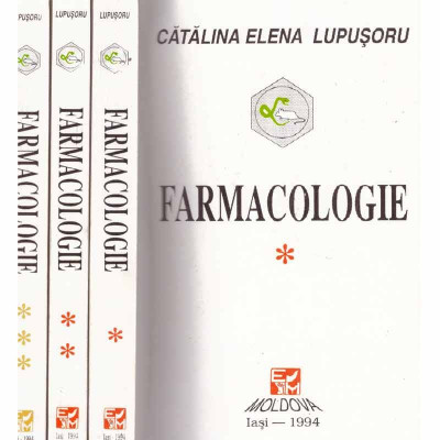 Catalina Elena Lupusoru - Farmacologie - vol. I, II, III - 127519 foto