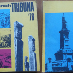 Almanah Tribuna 1976 , cu autograf consistent al scriitorului Basil Gruia