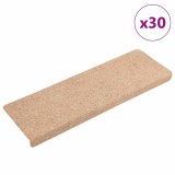 Gossi covorase scara autoadezive 30 buc maro 65x21x4 cm