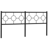 Cumpara ieftin Tablie de pat de schimb metalica, negru, 180 cm