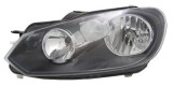 Far VW Golf 6 10.2008- Valeo partea Stanga, tip bec H15+H7, cu lumini de zi