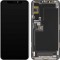 Display cu Touchscreen JK pentru Apple iPhone 11 Pro Max, cu Rama, Versiune OLED, Negru