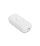 Intrerupator pe fir compact alb 230V pentru lampa de noapte delight