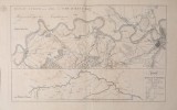 Harta veche - Cursul Dunarii, anul 1806