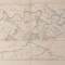 Harta veche - Cursul Dunarii, anul 1806