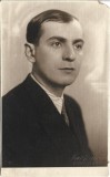 P3132N Portret de bărbat, studio fotografic Lupu &amp; Bartha, Constanța, perioada interbelică