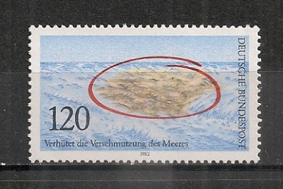 Germania.1982 Prevenirea poluarii marilor MG.521 foto