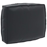 VidaXL Pernă pentru spătar din paleți cu pernă Negru 50 x 40 x 12 cm