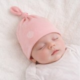 Caciulita roz tip fes piticot pentru bebelusi (Marime Disponibila: 0-3 luni)