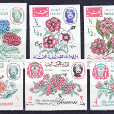 DB1 Flora Flori Yemen 6 v. MNH NDT