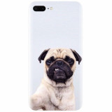 Husa silicon pentru Apple Iphone 8 Plus, Simple Pug Selfie