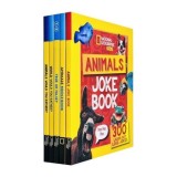 Cumpara ieftin National Geographic Kids A Fun-Filled Family Game Animals 5 Books Collection Set(True or False?, Animals Riddle Book, Animals Joke Book, World Would Y