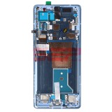 LCD+Touchscreen cu Rama MOTOROLA Edge 40 PRO BLUE Original Service Pack