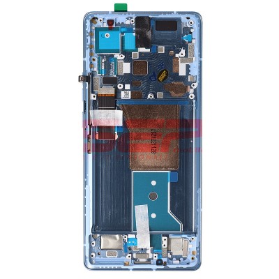 LCD+Touchscreen cu Rama MOTOROLA Edge 40 PRO BLUE Original Service Pack foto