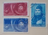 Romania 1961 LP 516 ,Lp516a, Primulmom in cosmos Gagarin serie stampilata