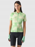 Tricou de ciclism cu fermoar pentru femei - verde