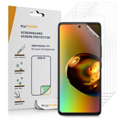 Set 6 folii de protectie Kwmobile pentru Samsung Galaxy A53 5G, Fata, Polimer, 57885.1 foto