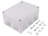 Carcasă cutie de conexiuni IP55 gri 163x198x80mm