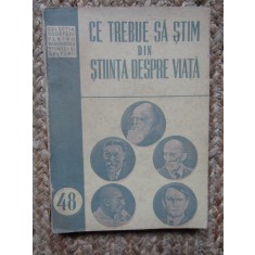 Ce trebuie să știm din știința despre viață