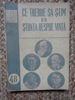 Ce trebuie să știm din știința despre viață foto
