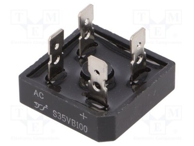 Punte redresoare monofazată YANGJIE TECHNOLOGY 1kV 35A S25VB foto