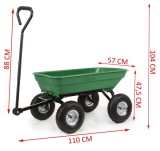 Cumpara ieftin Cărucior pliabil de transport, capacitate 120Kg compozit MXM85265
