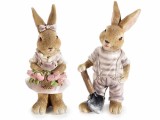 Cumpara ieftin Set 2 figurine Iepurasi Paste polirasina 9.5x6x18 cm