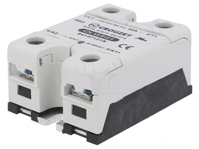 Releu semiconductor monofazat 50A 20-265VAC / 48-660VAC