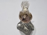 Pasare vintage din sticla murano venetiana