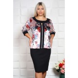 Bluza din catifea Dona Rose - 58Marimea
