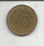 No(2) moneda-RDG-GERMANIA 10 PFENING / 1980. F, Europa