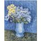 Tablou pictat manual, Aranjament floral - 50x40cm ulei pe panza, reproducere Vincent van Gogh