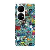 Husa compatibila cu Huawei Nova Y70 model Modern graffiti, Silicon, TPU, Viceversa, Transparent, Carcasa