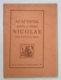 ACAFTISTUL SFANTULUI IERARH NICOLAE MARE FACATOR DE MINUNI , 1937