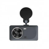 Cumpara ieftin Camera auto DVR RLDV-363 Techstar&reg; FullHD 1080P 12 MPX DISPLAY IPS 3.2 INCH lentila dubla interior/exterior