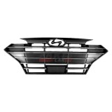Grila masca fata HYUNDAI ELANTRA (AD), 03.2019-; AC, Version USA,Cu ornamente cromate; negru/argintiu