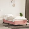 VidaXL Cadru de pat, roz, 90x190 cm, catifea 347299
