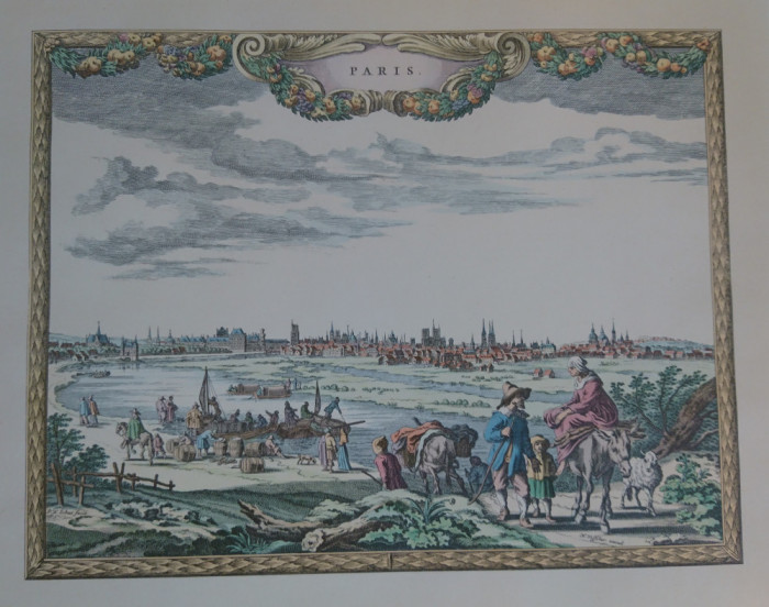 Reproducere gravura - Paris de N. Visscher &amp; P.H. Schut 1658/60