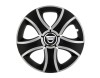 Set 4 capace roti Bis Gri-Negru R14 pentru gama auto Dacia, Autohelix MSA