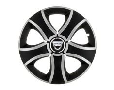 Set 4 capace roti Bis Gri-Negru R14 pentru gama auto Dacia
