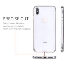 Husa pentru Apple iPhone X, GloMax TPU 360, Transparent