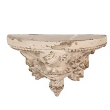 Cumpara ieftin Decoratiune perete ceramica bej vintage 33x14x21 cm
