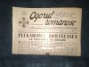 REVISTA OGORUL ROMANESC 10 SEPTEMBRIE 1939