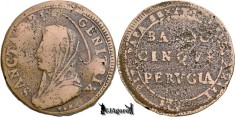 1797-1798, 5 Baiocchi - Papa Pius al VI-lea - Perugia - Statele Papale