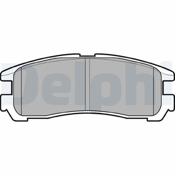 DELPHI LP955 set placute frana,frana disc