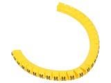 Markere cabluri PVC galben 2.5-5mm