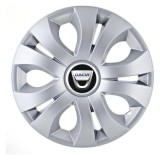 Set 4 Capace Roti Autohelix MSA&reg; potrivite jantelor de 14 inch, Compatibil Cu Daewoo, model Top Gray