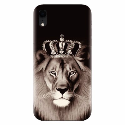 Husa silicon pentru Apple Iphone XR, Lion King foto